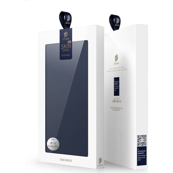 DUXDUCIS Etui Dux Ducis Skin Pro Apple iPhone 15 Pro Max niebieski