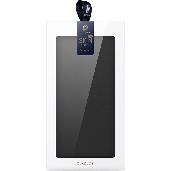 Dux Ducis DUX DUCIS SKIN PRO ETUI DO REALME GT NEO 5 / REALME GT3 POKROWIEC Z KLAPKĄ PORTFEL NA KARTĘ PODSTAWKA CZARNE