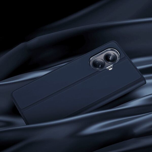 Dux Ducis DUX DUCIS SKIN PRO ETUI DO REALME 10 PRO+ POKROWIEC Z KLAPKĄ PORTFEL NA KARTĘ PODSTAWKA NIEBIESKIE