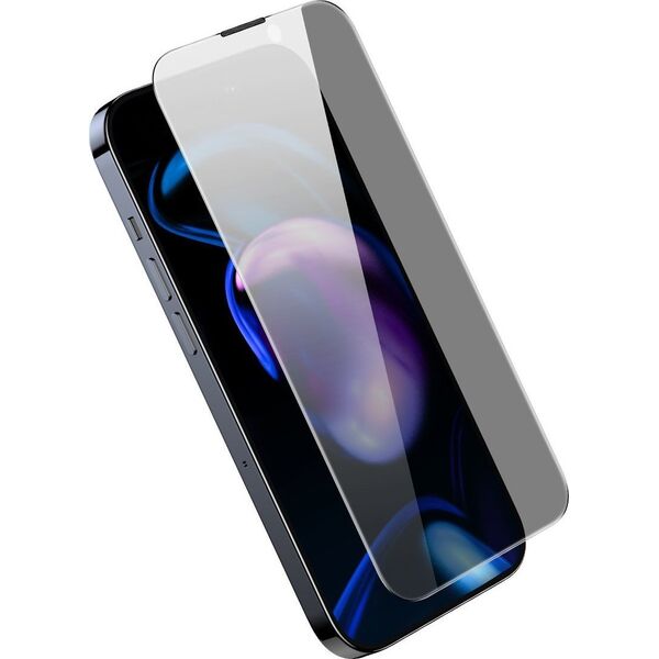 Baseus Szkło hartowane Baseus 0.4mm Privacy Apple iPhone 14 Pro z filtrem przeciwpyłowym