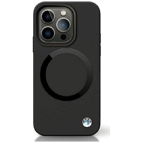 BMW Etui BMW BMHMP14LSILBK2 Apple iPhone 14 Pro Signature Liquid Silicone MagSafe czarny/black