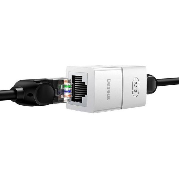 Baseus Złączka sieciowa Baseus, 10 sztuk, AirJoy series (biały)