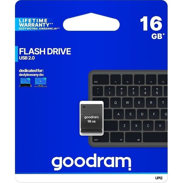 Pendrive GoodRam PICOLLO 16GB USB 2.0 Czarny
