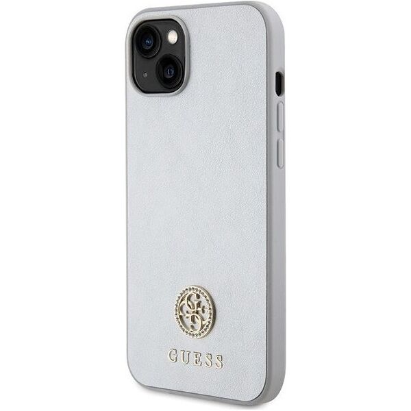 Guess Guess GUHCP15MPS4DGPS iPhone 15 Plus 6.7" srebrny/silver hardcase Strass Metal Logo