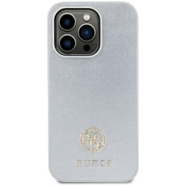 Guess Guess GUHCP15MPS4DGPS iPhone 15 Plus 6.7" srebrny/silver hardcase Strass Metal Logo