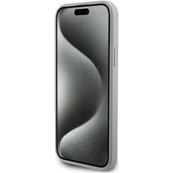 Guess Guess GUHCP15MPS4DGPS iPhone 15 Plus 6.7" srebrny/silver hardcase Strass Metal Logo