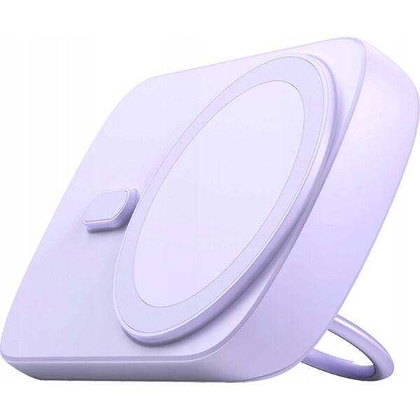 Powerbank Joyroom Joyroom JR-W030 6000mAh 20W MagSafe z ringiem i podstawką fioletowy