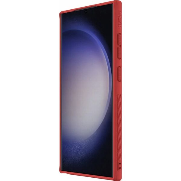 Nillkin Etui Nillkin Super Frosted Shield Pro pancerne do Samsung Galaxy S24 Ultra - czerwone