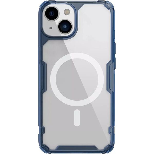 Nillkin Pancerne etui z MagSafe Nillkin Nature Pro do iPhone 15 Plus - niebieskie