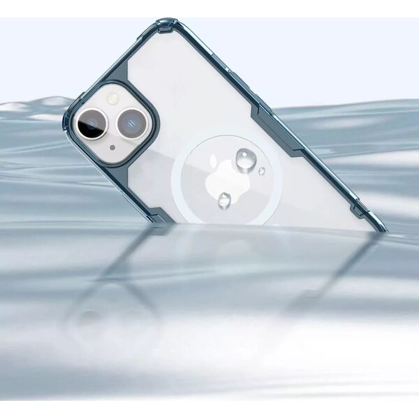Nillkin Pancerne etui z MagSafe Nillkin Nature Pro do iPhone 15 Plus - niebieskie