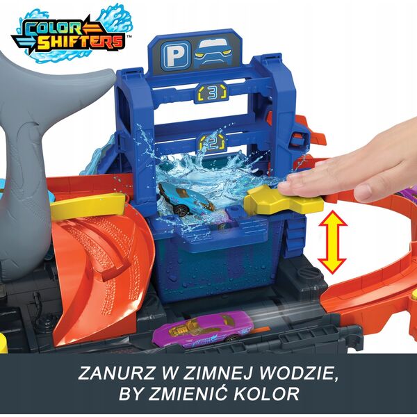 Hot Wheels Zestaw City Ultra Myjnia Rekina