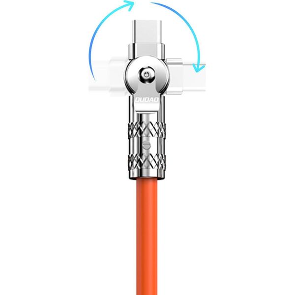Kabel USB Dudao Lightning - USB-A 1 m Pomarańczowy (DDA289)