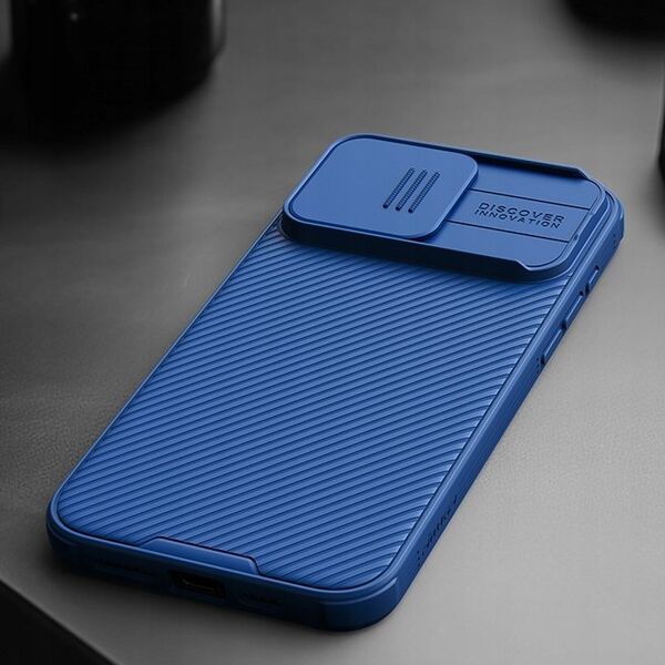 Nillkin Etui Nillkin Camshield Pro iPhone 15 Pro Blue / Niebieski