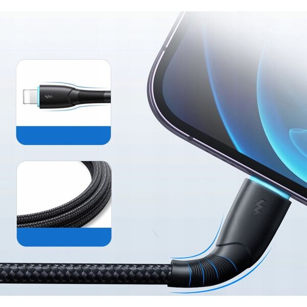 Kabel USB Joyroom USB-A - Lightning 1 m Czarny (JYR896)