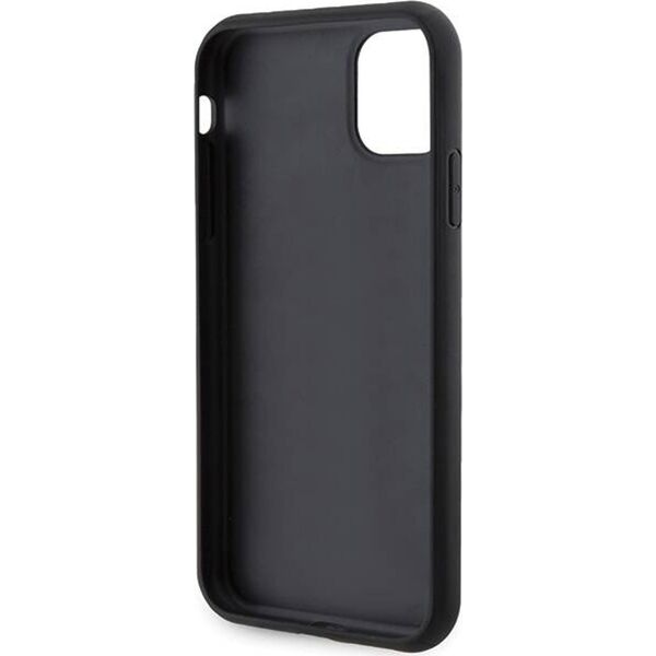 Guess Guess GUHCN61PG4GPK iPhone 11 / Xr 6,1" czarny/black hardcase 4G Triangle Metal Logo
