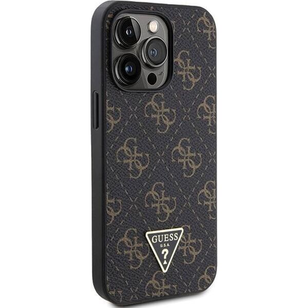 Guess Guess GUHCP14XPG4GPK iPhone 14 Pro Max 6.7" czarny/black hardcase 4G Triangle Metal Logo