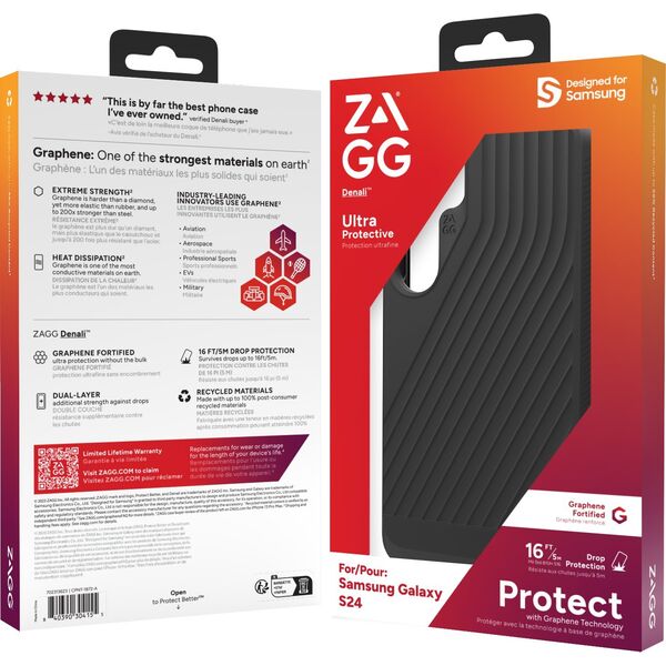 Zagg International ZAGG Cases Denali - obudowa ochronna do Samsung S24 (black)