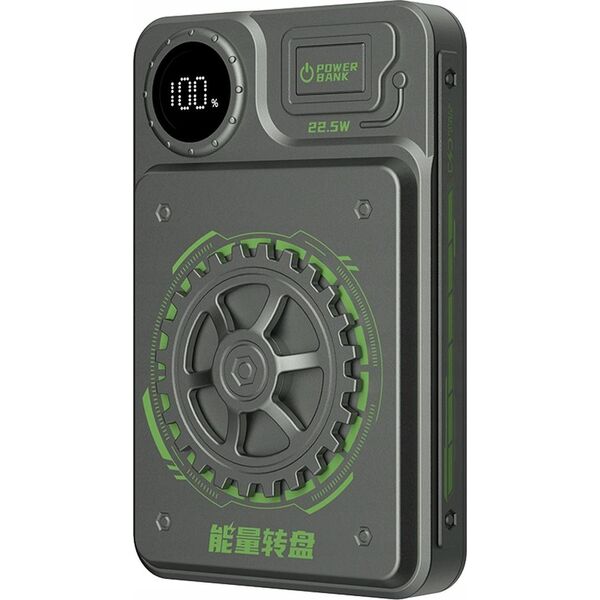 Powerbank Dudao Powerbank Dudao K24 USB-A, USB-C 10000mAh szary