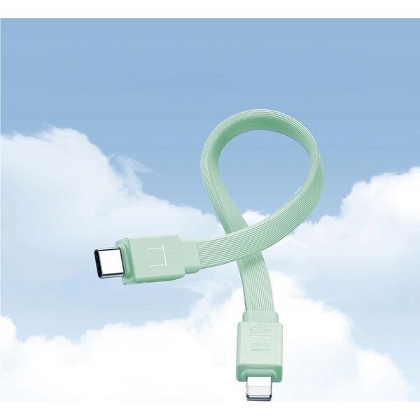 Powerbank Joyroom Powerbank Joyroom JR-PBM01 MagSafe 10000mAh 20W z podstawką + kabel Lightning / USB-C zielony