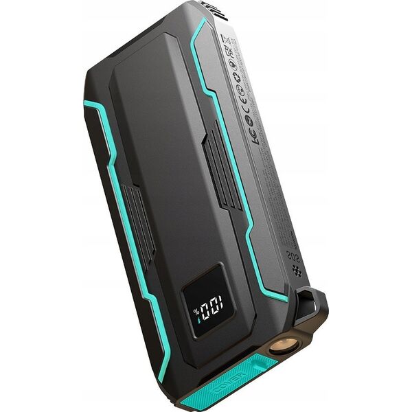 Powerbank Joyroom Powerbank Joyroom JR-L017 10000mAh 22.5W z wbudowanymi kablami USB-C, Lightning czarny