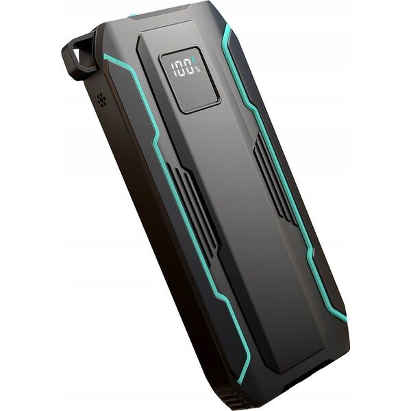 Powerbank Joyroom Powerbank Joyroom JR-L017 10000mAh 22.5W z wbudowanymi kablami USB-C, Lightning czarny