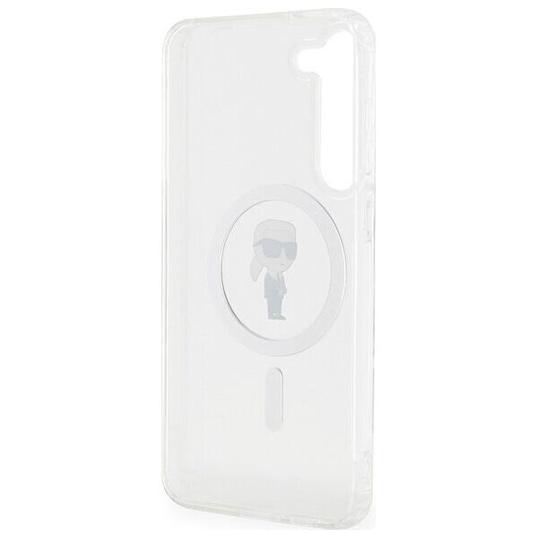 Karl Lagerfeld Etui Karl Lagerfeld KLHMS24MHFCKNOT Samsung Galaxy S24+ Plus hardcase IML Ikonik MagSafe transparent