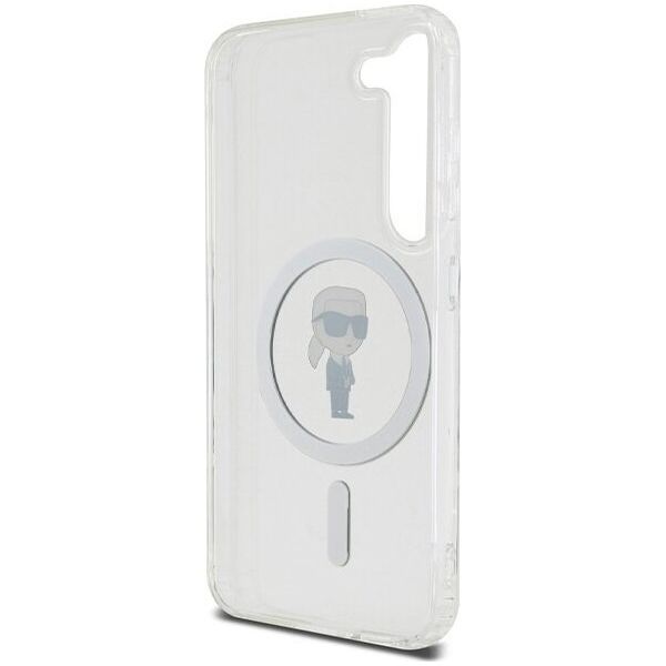 Karl Lagerfeld Etui Karl Lagerfeld KLHMS24SHFCKNOT Samsung Galaxy S24 hardcase IML Ikonik MagSafe transparent