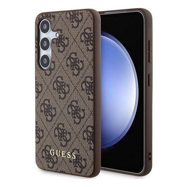 Guess Guess GUOHCSA35G4GFBR A35 A356 brązowy/brown hardcase 4G Metal Gold Logo