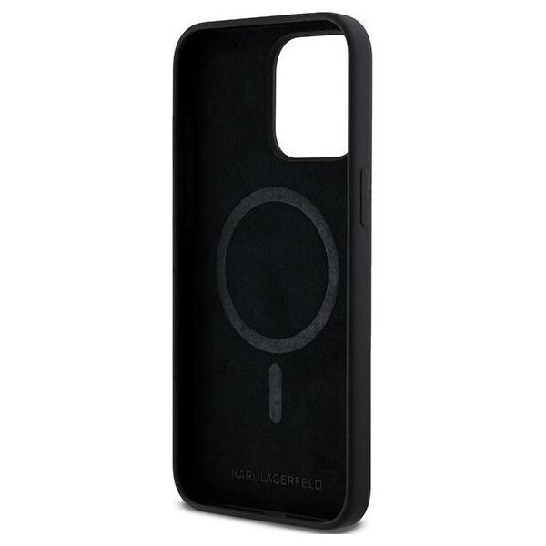 Karl Lagerfeld Karl Lagerfeld KLHMP15XSCHPPLK iPhone 15 Pro Max 6.7" czarny/black hardcase Silicone Choupette Head MagSafe