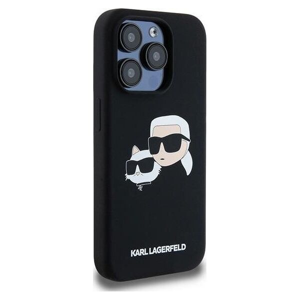 Karl Lagerfeld Karl Lagerfeld KLHMP15XSKCHPPLK iPhone 15 Pro Max 6.7" czarny/black hardcase Silicone Karl & Choupette MagSafe