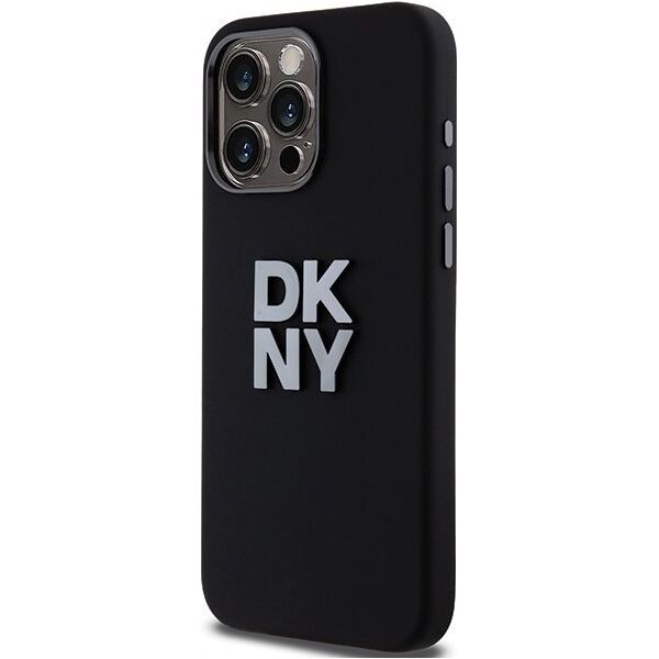 DKNY DKNY DKHCP15LSMCBSK iPhone 15 Pro 6.1" czarny/black hardcase Liquid Silicone Metal Logo