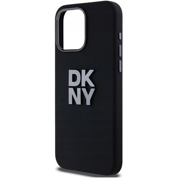 DKNY DKNY DKHCP15LSMCBSK iPhone 15 Pro 6.1" czarny/black hardcase Liquid Silicone Metal Logo