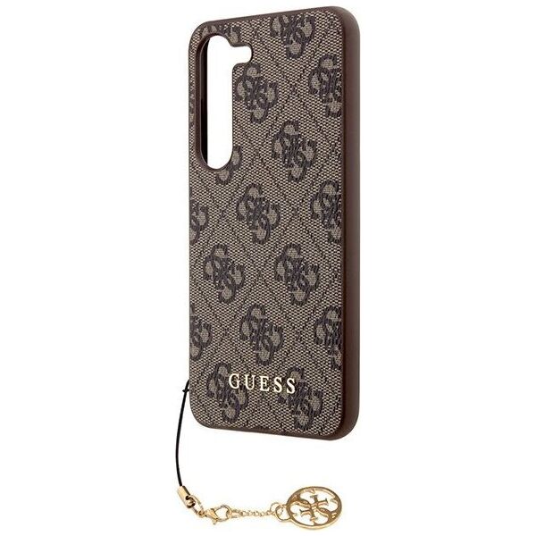 Guess Guess GUHCSA35GF4GBR A35 A356 brązowy/brown hardcase 4G Charms Collection