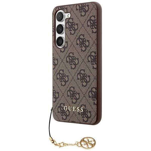 Guess Guess GUHCSA55GF4GBR A55 A556 brązowy/brown hardcase 4G Charms Collection