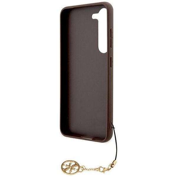 Guess Guess GUHCSA55GF4GBR A55 A556 brązowy/brown hardcase 4G Charms Collection