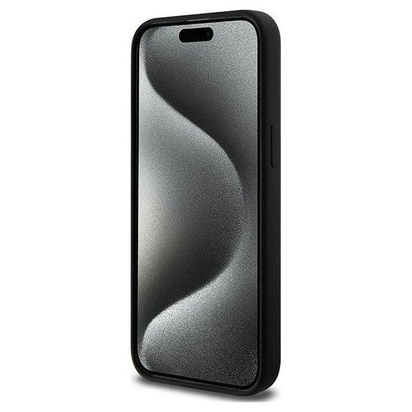 Karl Lagerfeld Karl Lagerfeld KLHMP15XSCMKCRHK iPhone 15 Pro Max 6.7" czarny/black hardcase Silicone Karl & Choupette Ring MagSafe