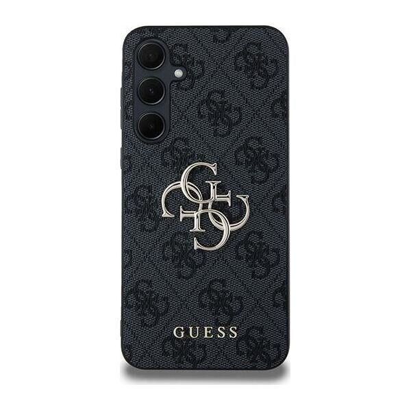 Guess Etui Guess GUHCSA354GMGGR Samsung Galaxy A35 hardcase 4G Big Metal Logo czarny/black