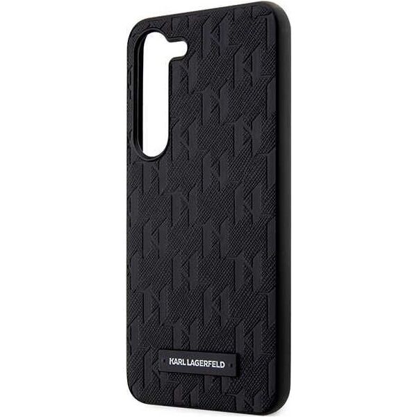 Karl Lagerfeld Karl Lagerfeld Saffiano Monogram Metal Logo - Etui Samsung Galaxy S24+ (czarny)
