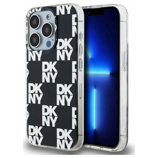 DKNY DKNY DKHCP15XHDLCEK iPhone 15 Pro Max 6.7" czarny/black hardcase IML Checkered Mono Pattern