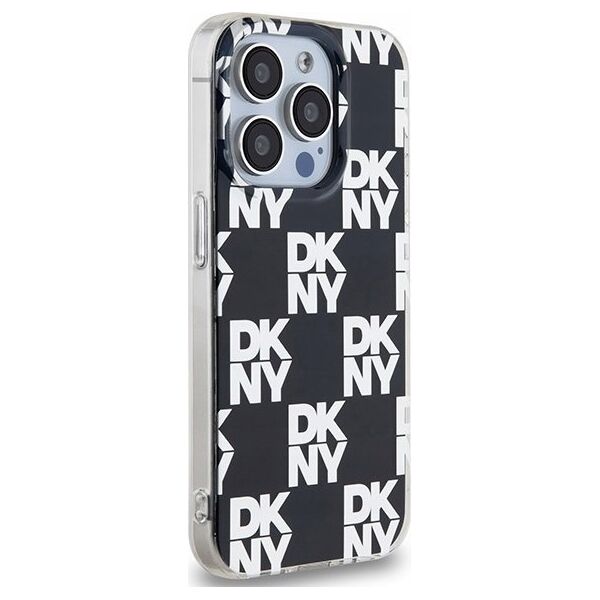 DKNY DKNY DKHCP15XHDLCEK iPhone 15 Pro Max 6.7" czarny/black hardcase IML Checkered Mono Pattern