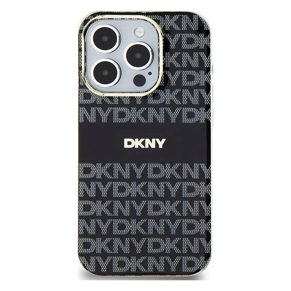 DKNY DKNY DKHMN61HRHSEK iPhone 11 / Xr 6.1" czarny/black hardcase IML Mono & Stripe MagSafe
