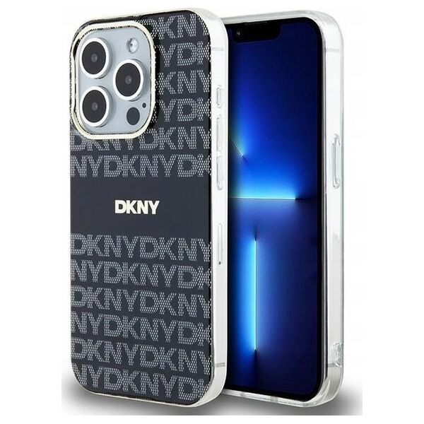 DKNY DKNY DKHMP13XHRHSEK iPhone 13 Pro Max 6.7" czarny/black hardcase IML Mono & Stripe MagSafe