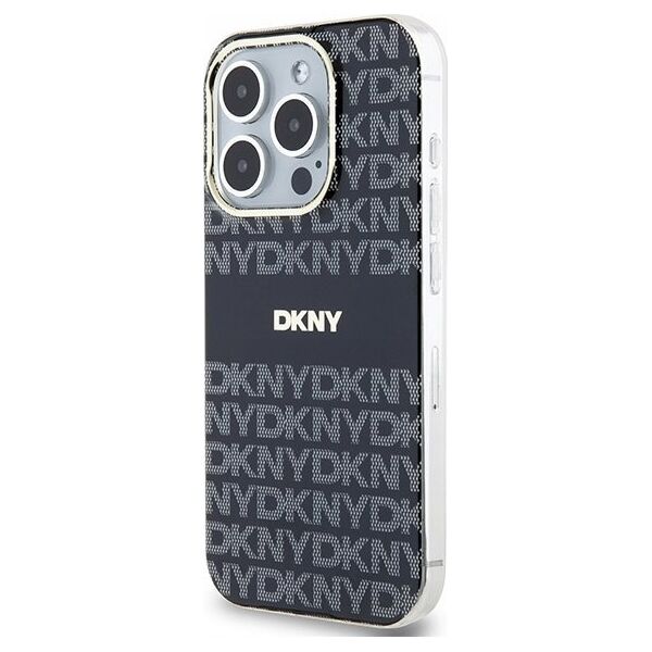 DKNY DKNY DKHMP14LHRHSEK iPhone 14 Pro 6.1" czarny/black hardcase IML Mono & Stripe MagSafe