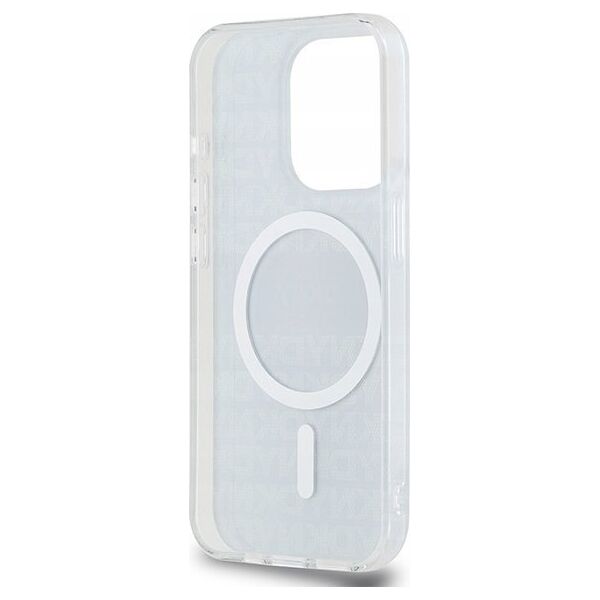 DKNY DKNY DKHMP15LHRHSEK iPhone 15 Pro 6.1" czarny/black hardcase IML Mono & Stripe MagSafe