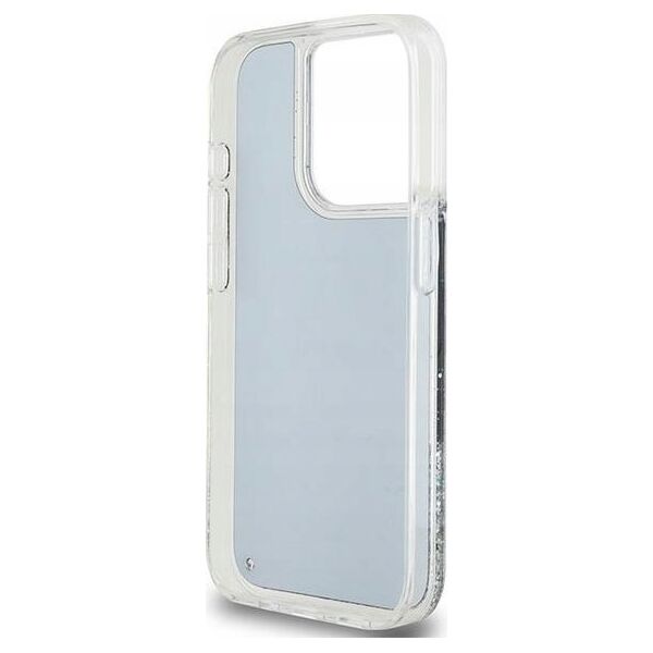 DKNY DKNY Liquid Glitter Big Logo - Etui iPhone 15 Pro (czarny)