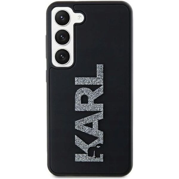 Karl Lagerfeld Karl Lagerfeld KLHCS24S3DMBKCK S24 S921 black/black hardcase 3D Rubber Glitter Logo