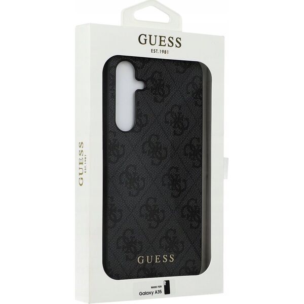 Guess GUESS futerał do SAMSUNG A35 GUOHCSA35G4GFGR (PU 4G Classic Metal Logo) czarny