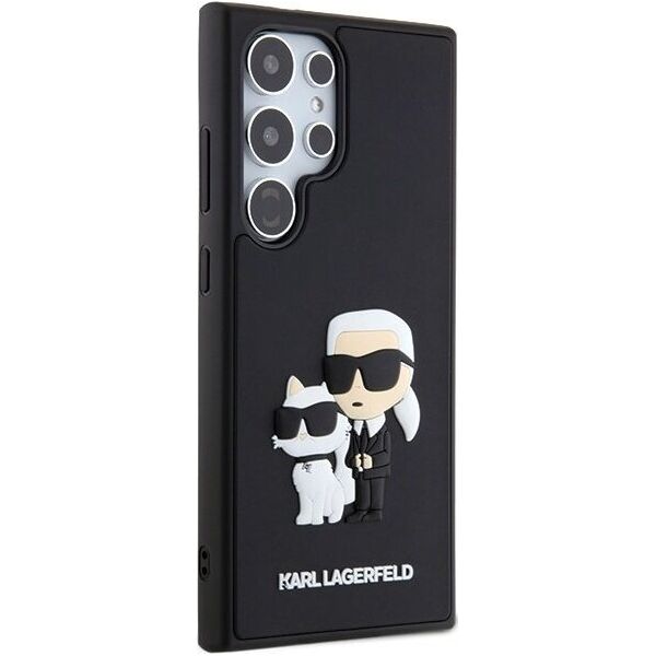 Karl Lagerfeld KARL LAGERFELD SAM S24 ULTRA RUBBER KC NFT KLHCS24L3DRKCNK BLACK