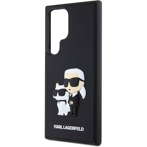 Karl Lagerfeld KARL LAGERFELD SAM S24 ULTRA RUBBER KC NFT KLHCS24L3DRKCNK BLACK