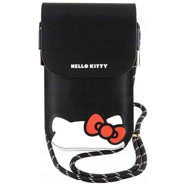 Sourcing Hello Kitty Handbag HKOWBPSCKEK black/black Leather Hiding Kitty Cord